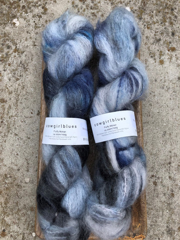 Cowgirl Blues fed mohair 'Moody Blues' til de store pinde